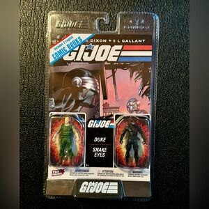 McFarlane G.I. JOE Page Punchers 2 Pack 3”  (Duke & Snake Eyes) & 2 Comic Books